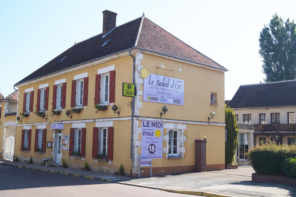 Hotel Logis Le Soleil D'or Montigny-la-Resle Exterior foto